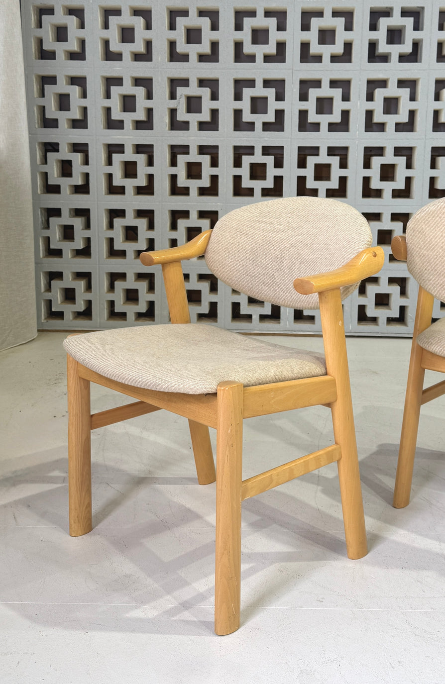 Six Schou Andersen Dining Chairs in Beech