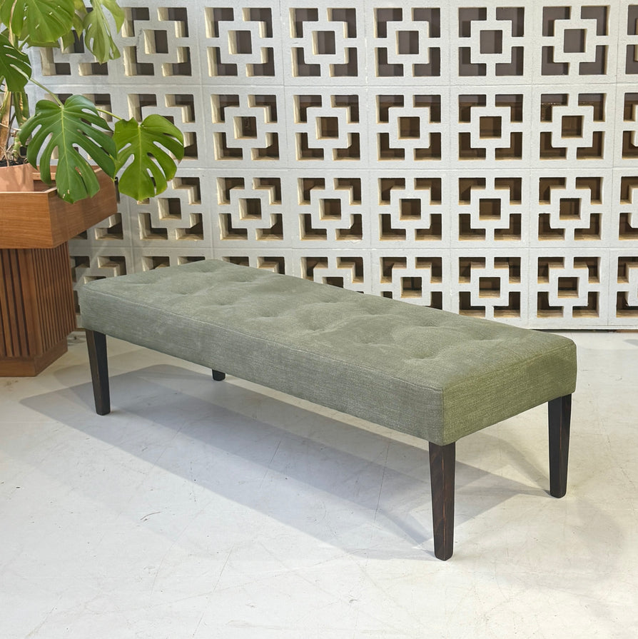 Mid-Century Bench Seat in New Fabric