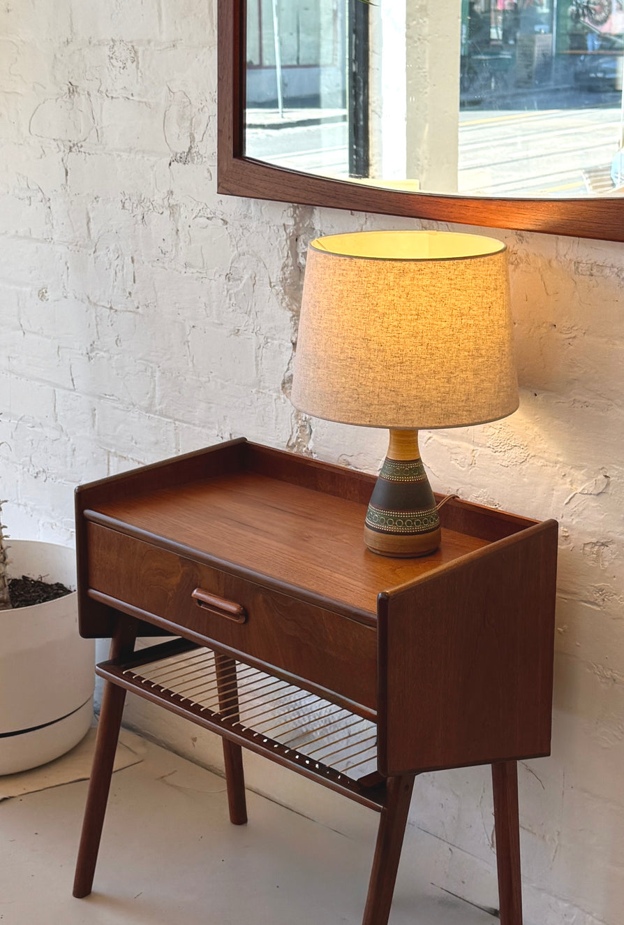 West German Dümler & Breiden Ceramic Table Lamp