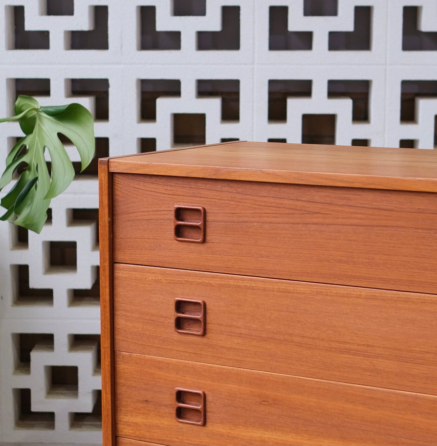 Danish Chest of Drawers in Teak