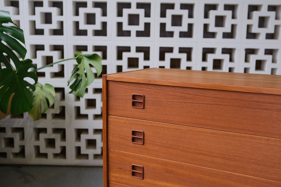 Danish Chest of Drawers in Teak