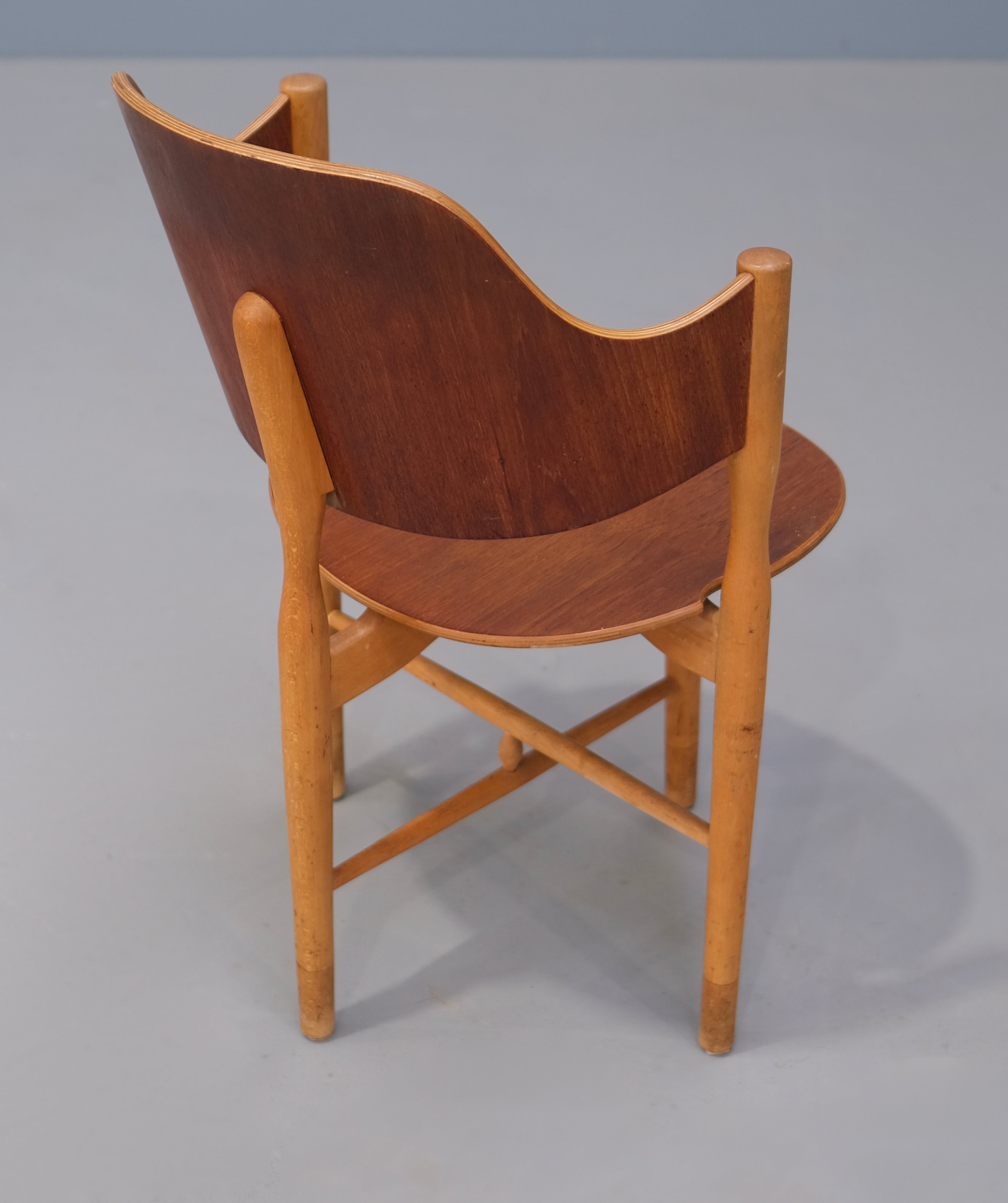 Danish Occasional Chair in Teak & Beech