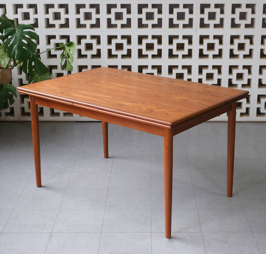 Danish Extension Dining Table in Teak