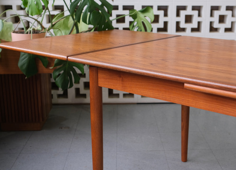 Danish Extension Dining Table in Teak