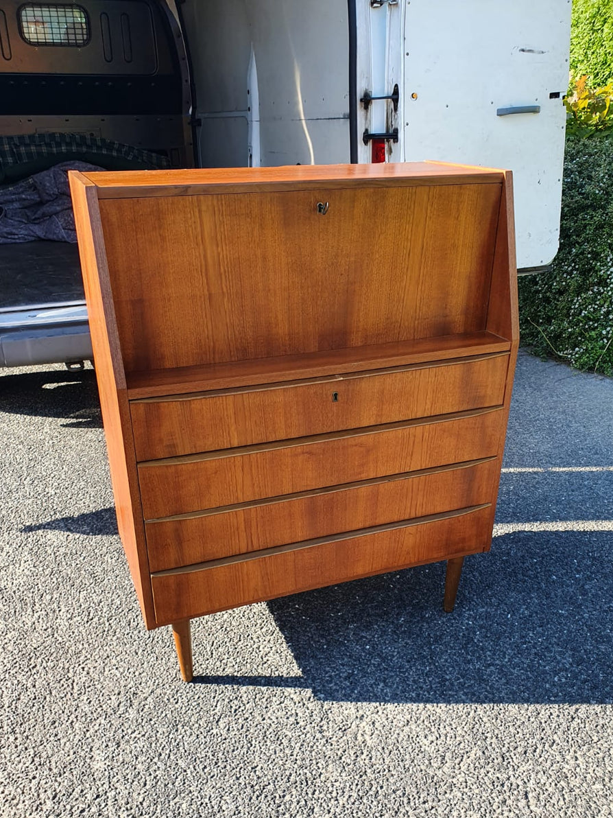 Danish Secretaire / Bureau in Teak