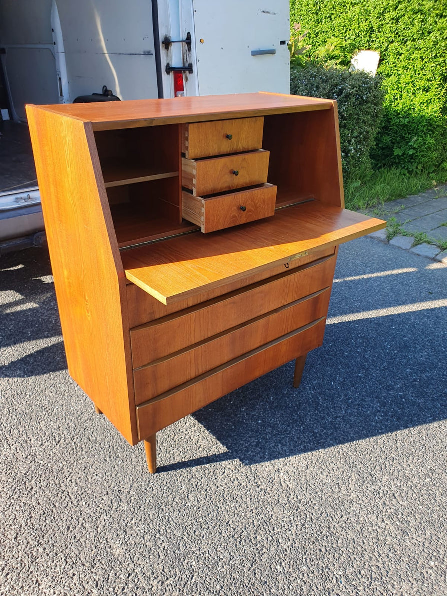 Danish Secretaire / Bureau in Teak