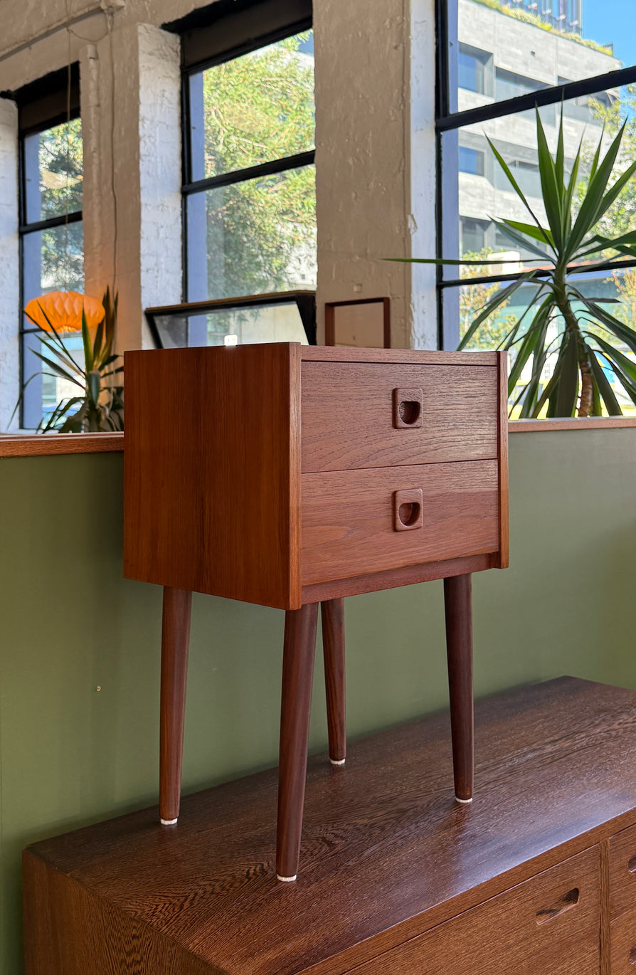 Danish Bedside Table in Teak
