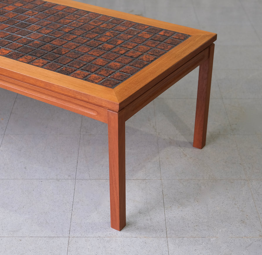 1970s Tile Top Coffee Table