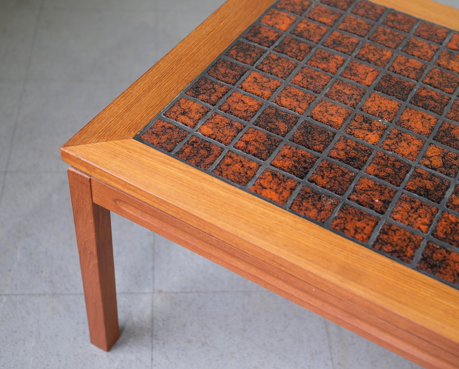 1970s Tile Top Coffee Table