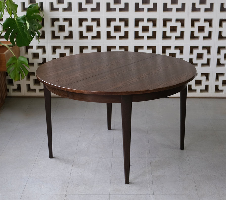 Large Omann Jun Model 55 Dining Table in Smoked Oak