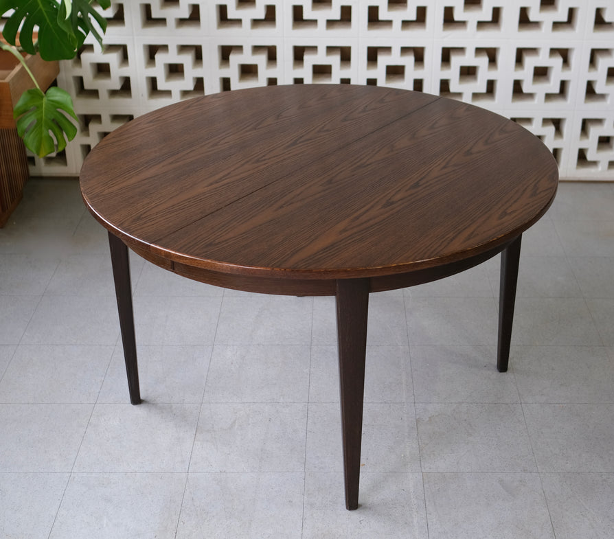 Large Omann Jun Model 55 Dining Table in Smoked Oak