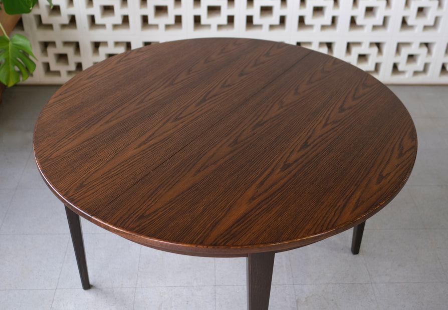 Large Omann Jun Model 55 Dining Table in Smoked Oak