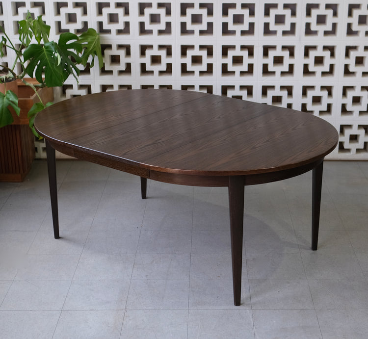 Large Omann Jun Model 55 Dining Table in Smoked Oak