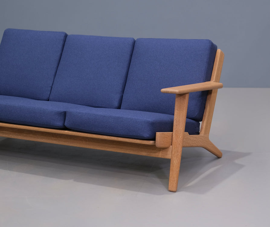 Hans Wegner GE290 Plank Sofa in New Wool