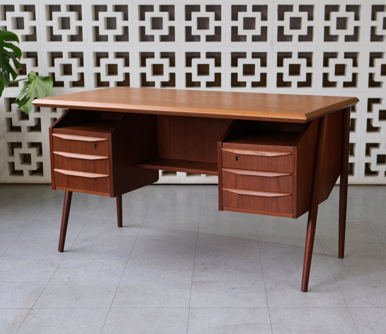 Gunnar Nielsen Tibergaard Writing Desk in Teak