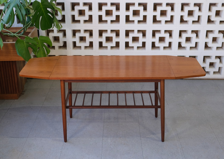 Danish Extension Coffee Table in Teak