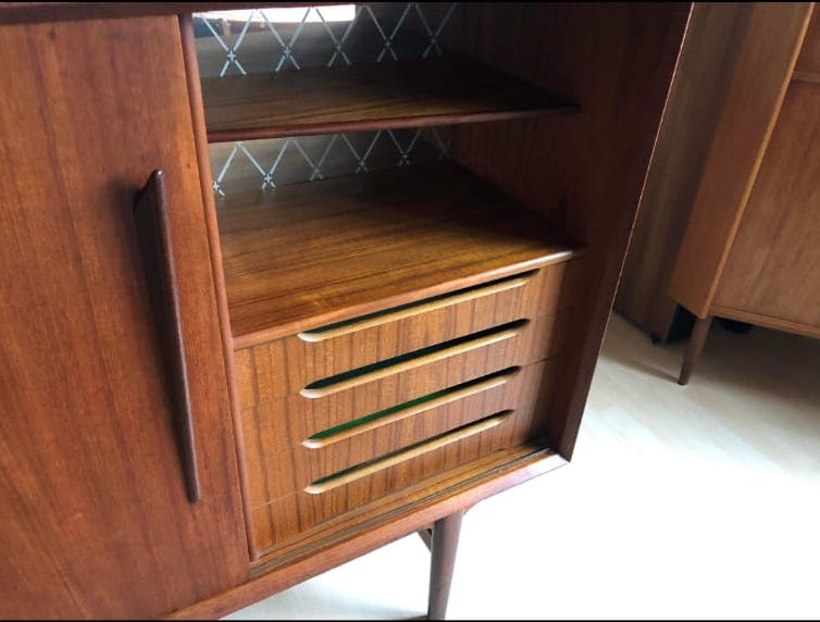 Danish Highboard in Teak