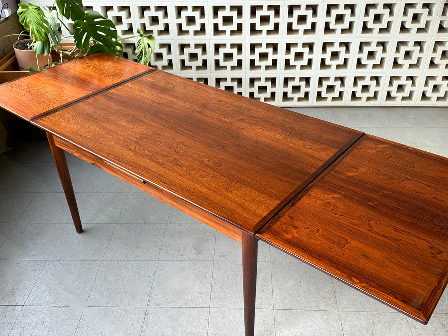 Danish Extension Dining Table in Rosewood