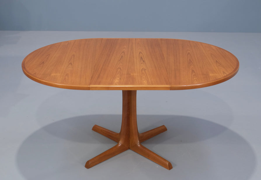Danish Pedestal Dining Table