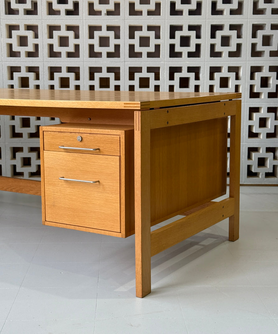 Jensen & Valeur Executive Desk in Oak