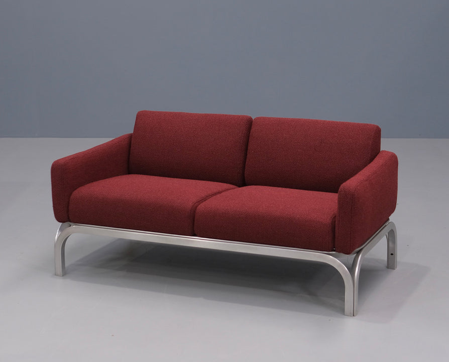 FOR HIRE ONLY: Jørn Utzon “New Angle” Two Seater Sofa in Instyle Kindred