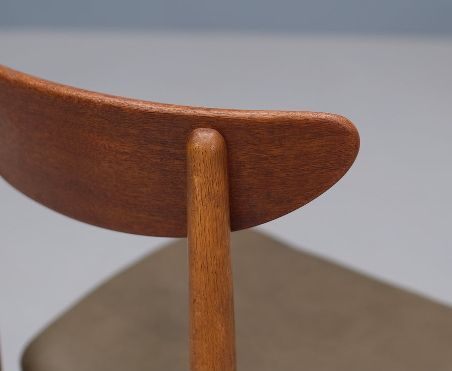 Danish Desk Chair in Oak & Teak