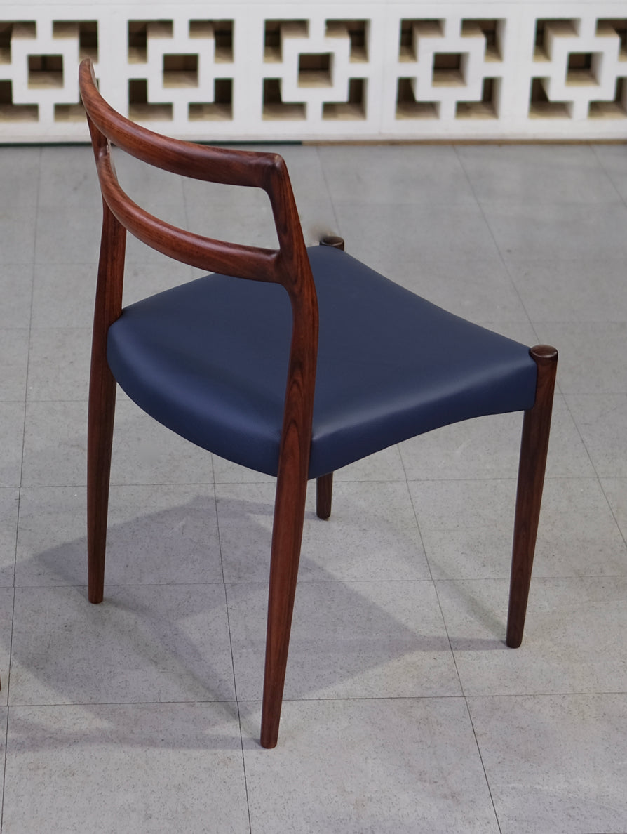 Four Johannes Andersen "Anne" Dining Chairs in Rosewood