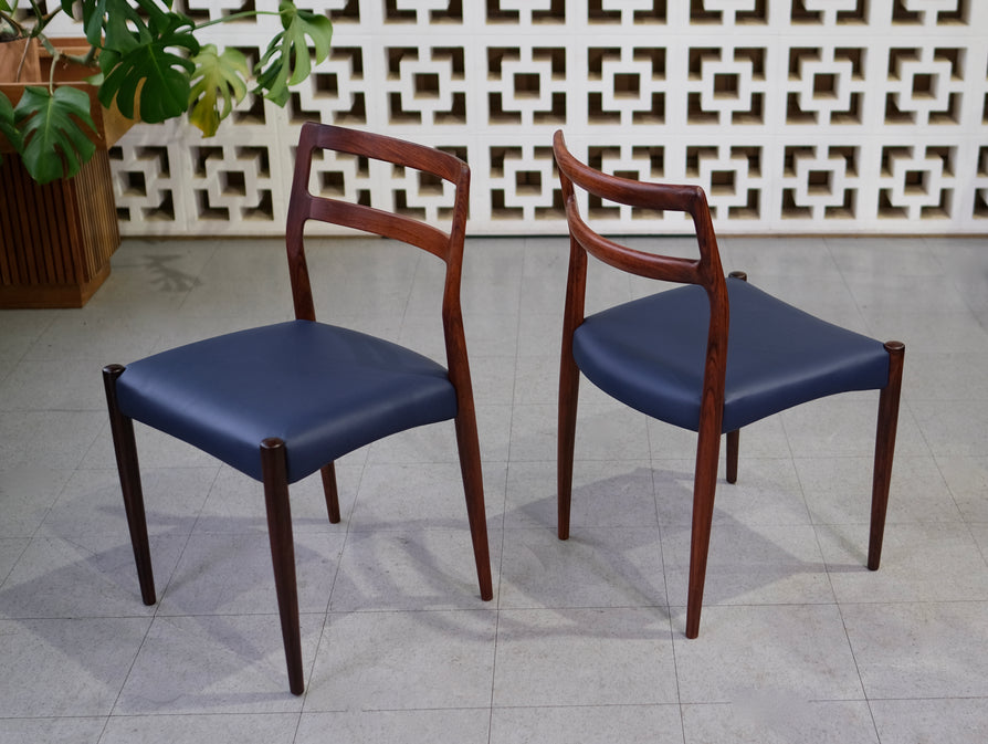 Four Johannes Andersen "Anne" Dining Chairs in Rosewood