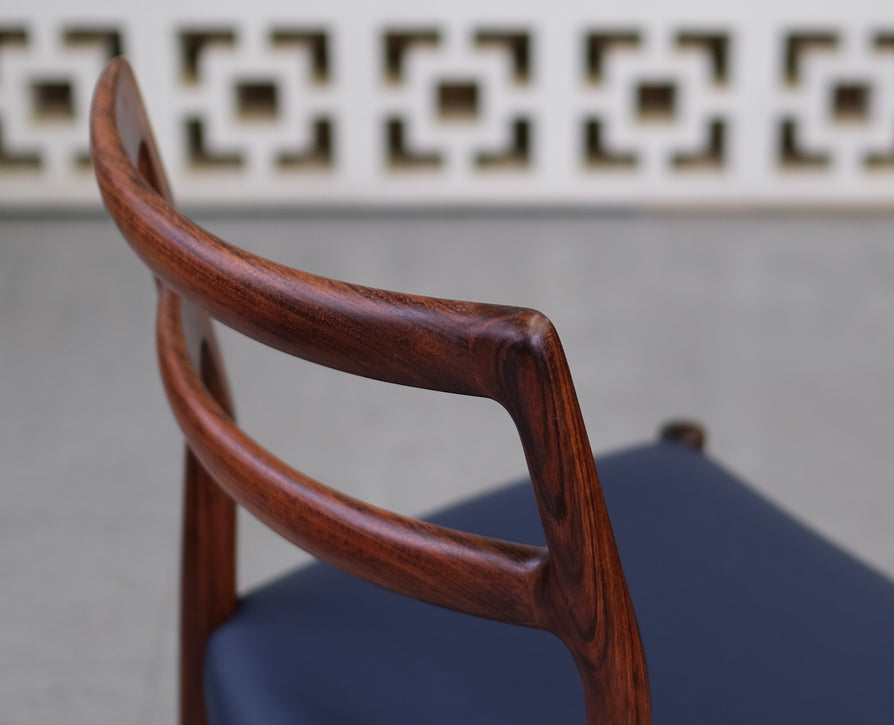 Four Johannes Andersen "Anne" Dining Chairs in Rosewood