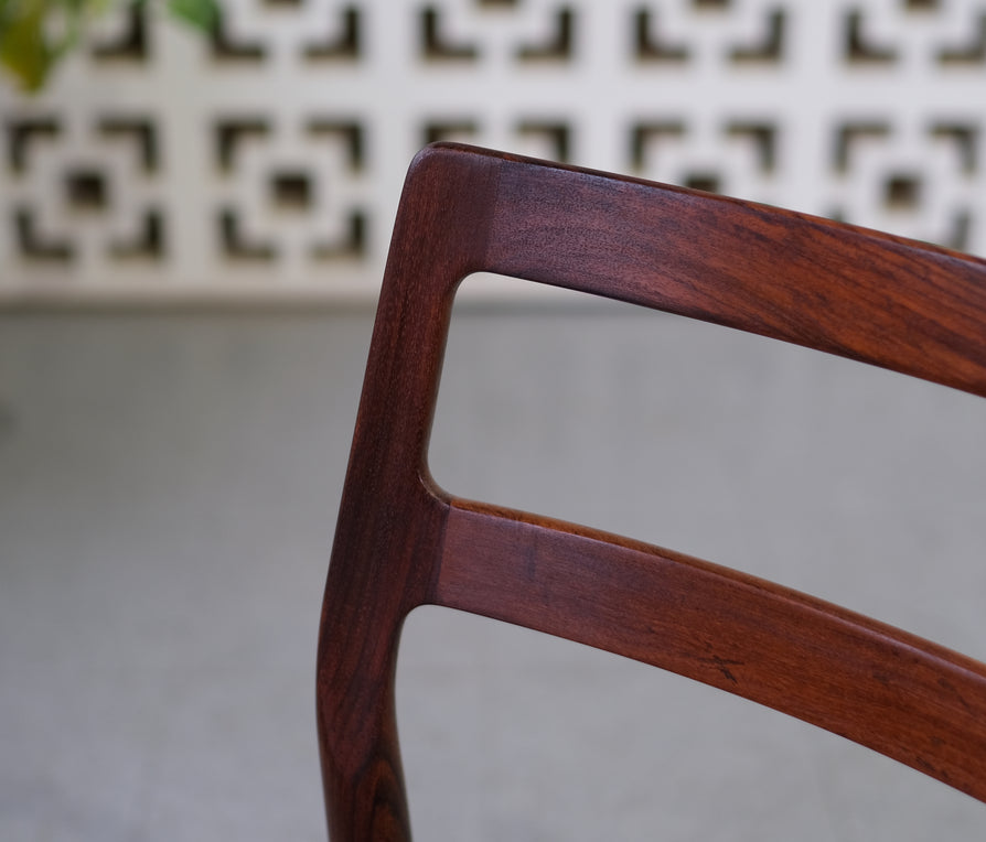 Four Johannes Andersen "Anne" Dining Chairs in Rosewood