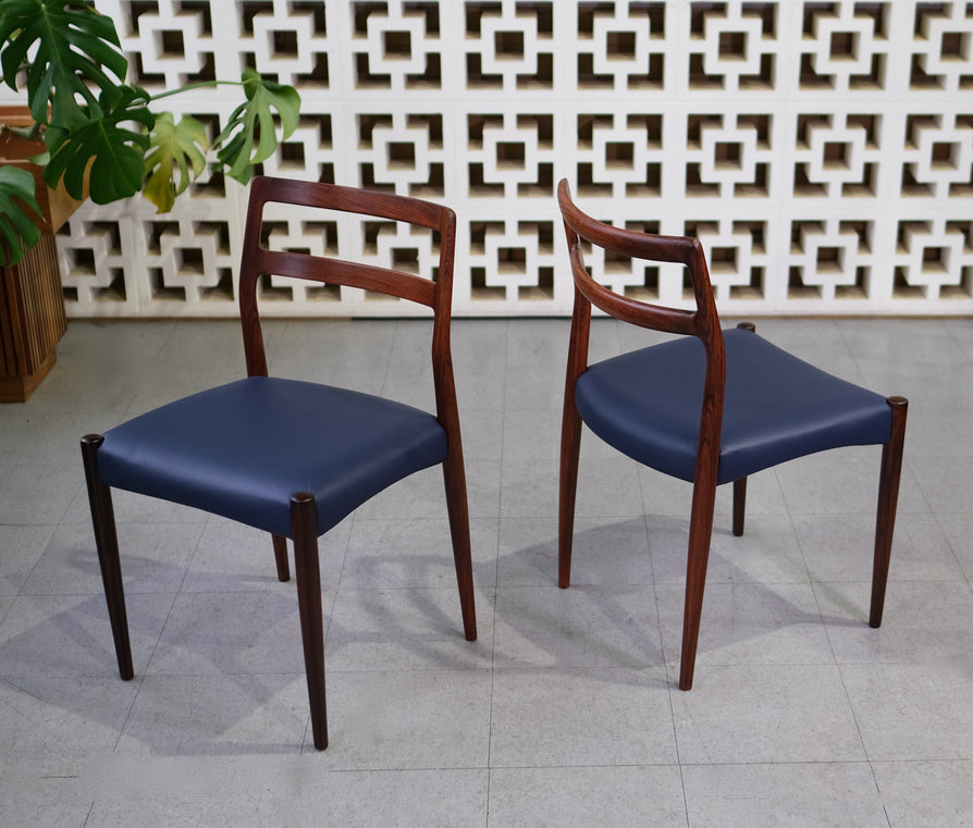 Four Johannes Andersen "Anne" Dining Chairs in Rosewood