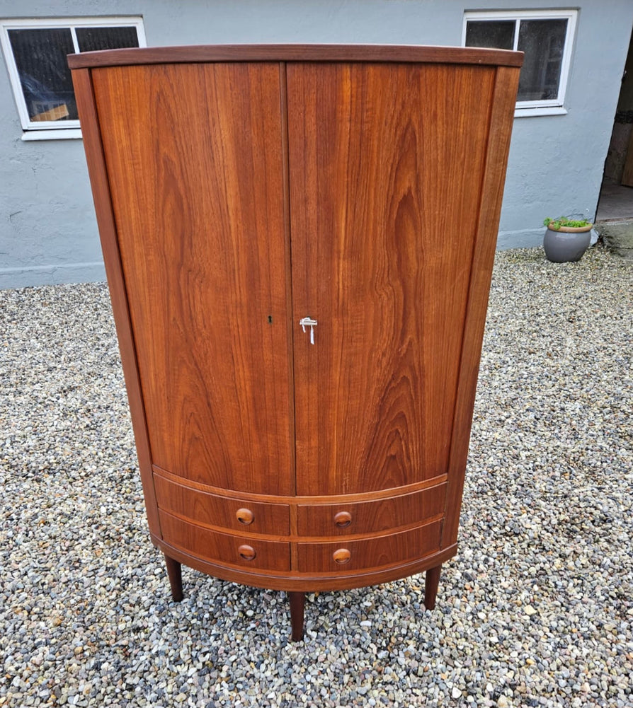 Danish Corner Cabinet in Teak