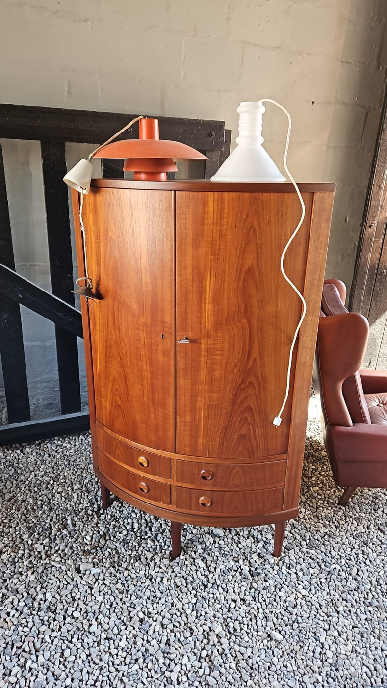 Danish Corner Cabinet in Teak