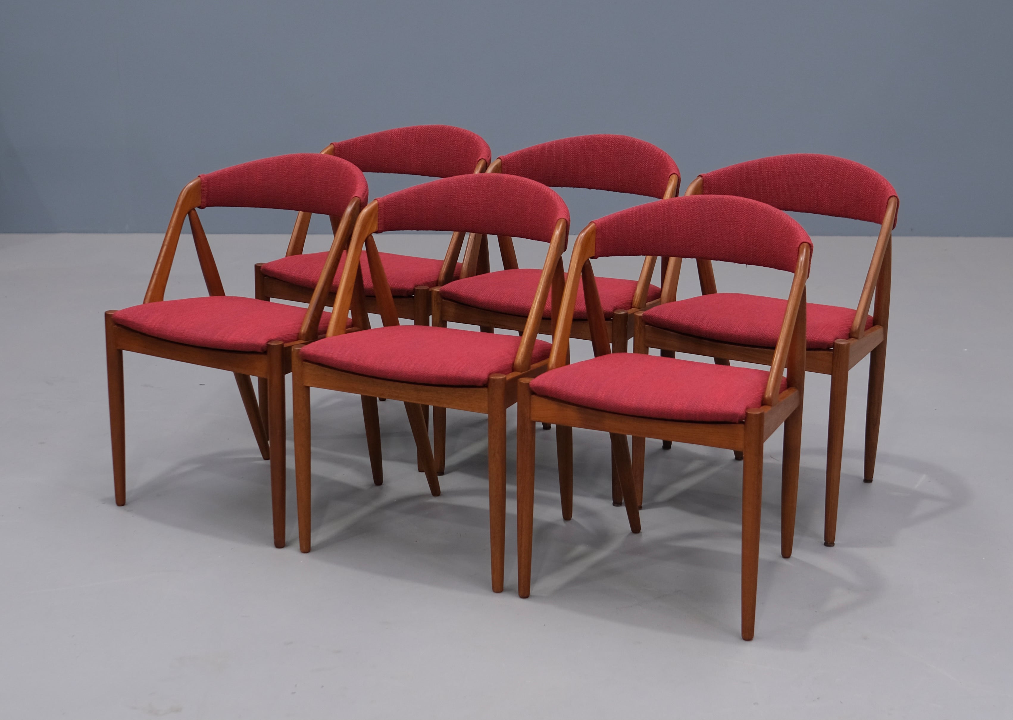 Six Kai Kristiansen #31 Dining Chairs in Teak