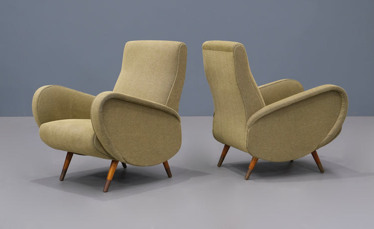 Pair of Mid-Century Lounge Chairs