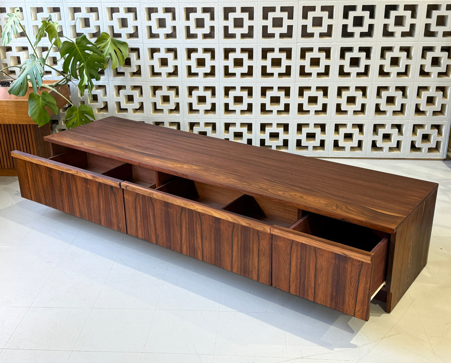 English Low-Profile Sideboard in Rosewood