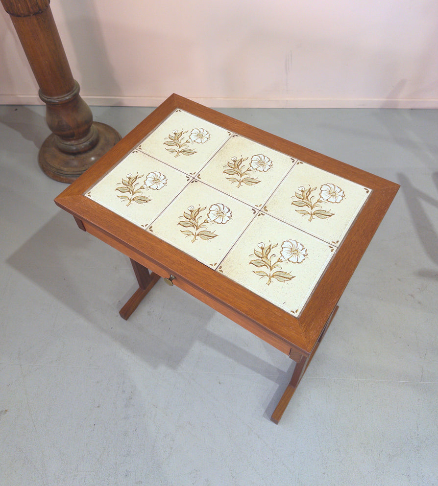 Single Bedside Table / Side Table in Teak