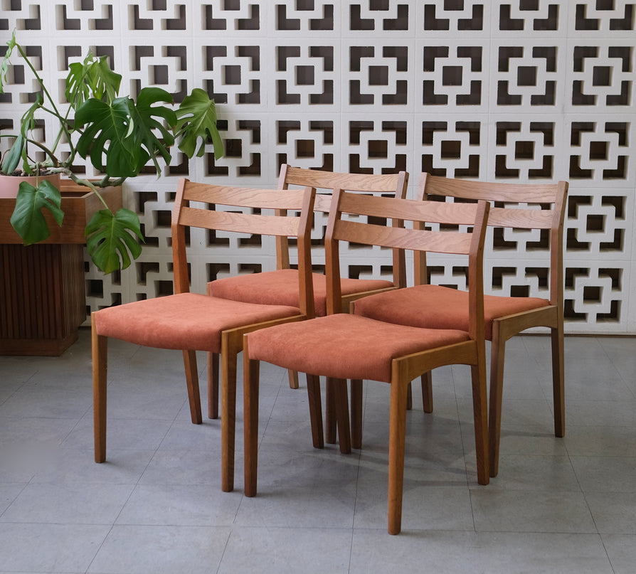 Four Kurt Østervig Dining Chairs in Oak