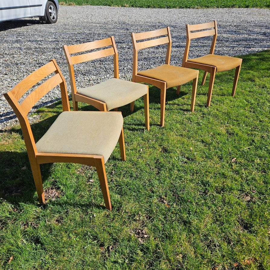 Four Kurt Østervig Dining Chairs in Oak