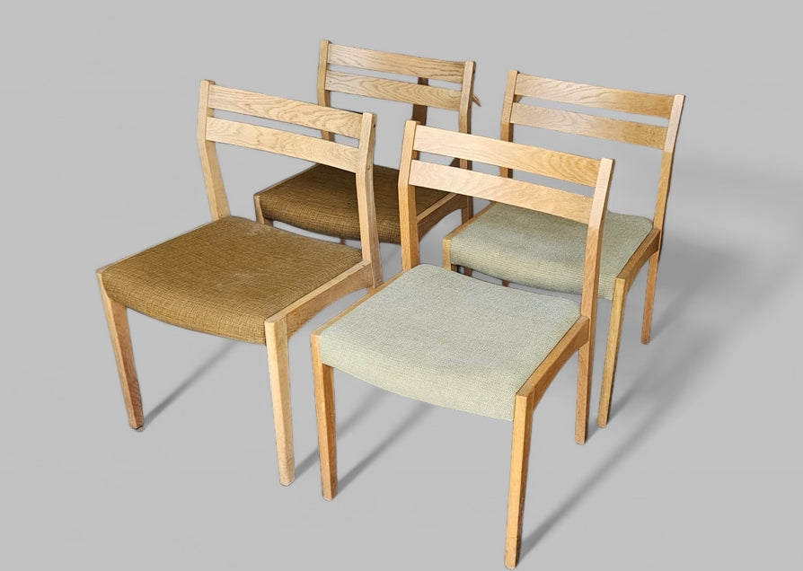 Four Kurt Østervig Dining Chairs in Oak