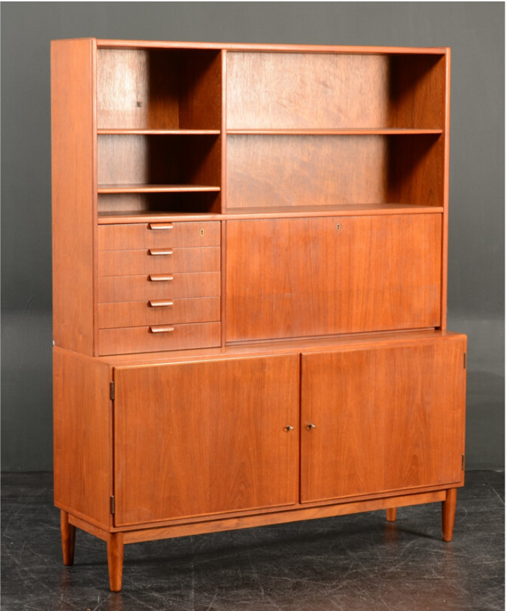 Danish Bookcase / Desk Unit in Teak