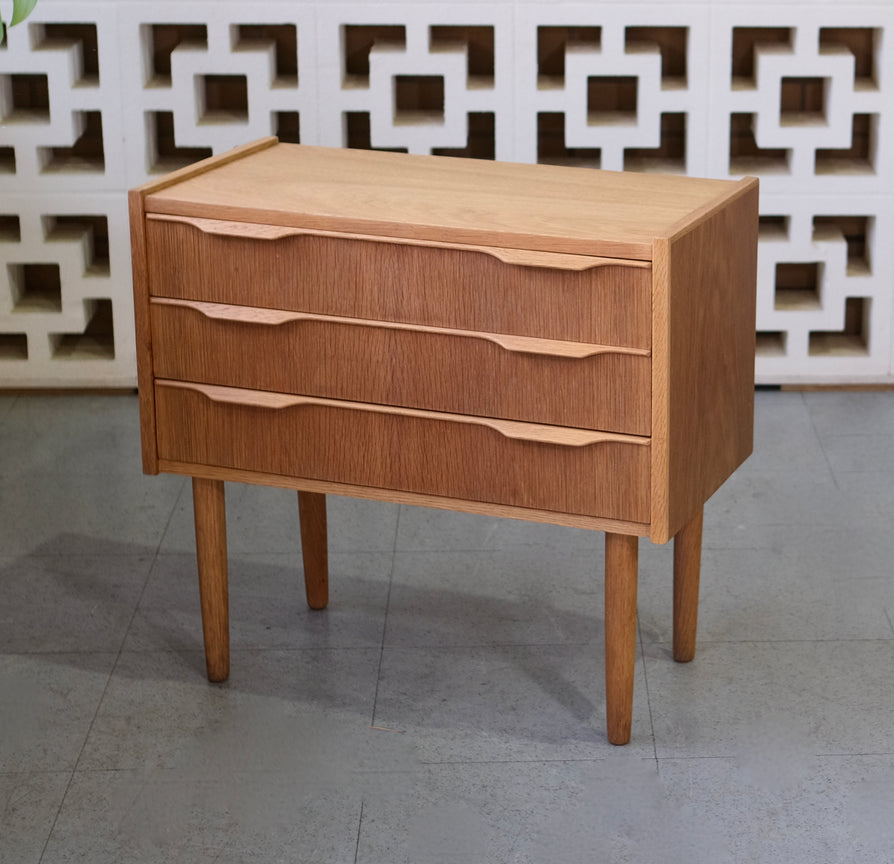 Danish Small Chest of Drawers / Bedside Table