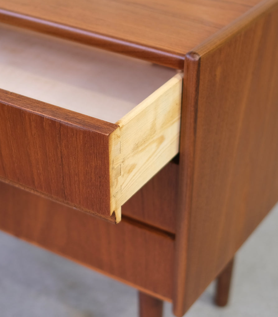 Danish Bedside Table / Chest of Drawers in Teak