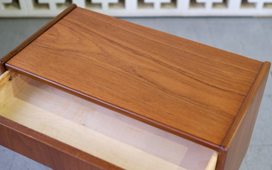 Danish Bedside Table / Chest of Drawers in Teak