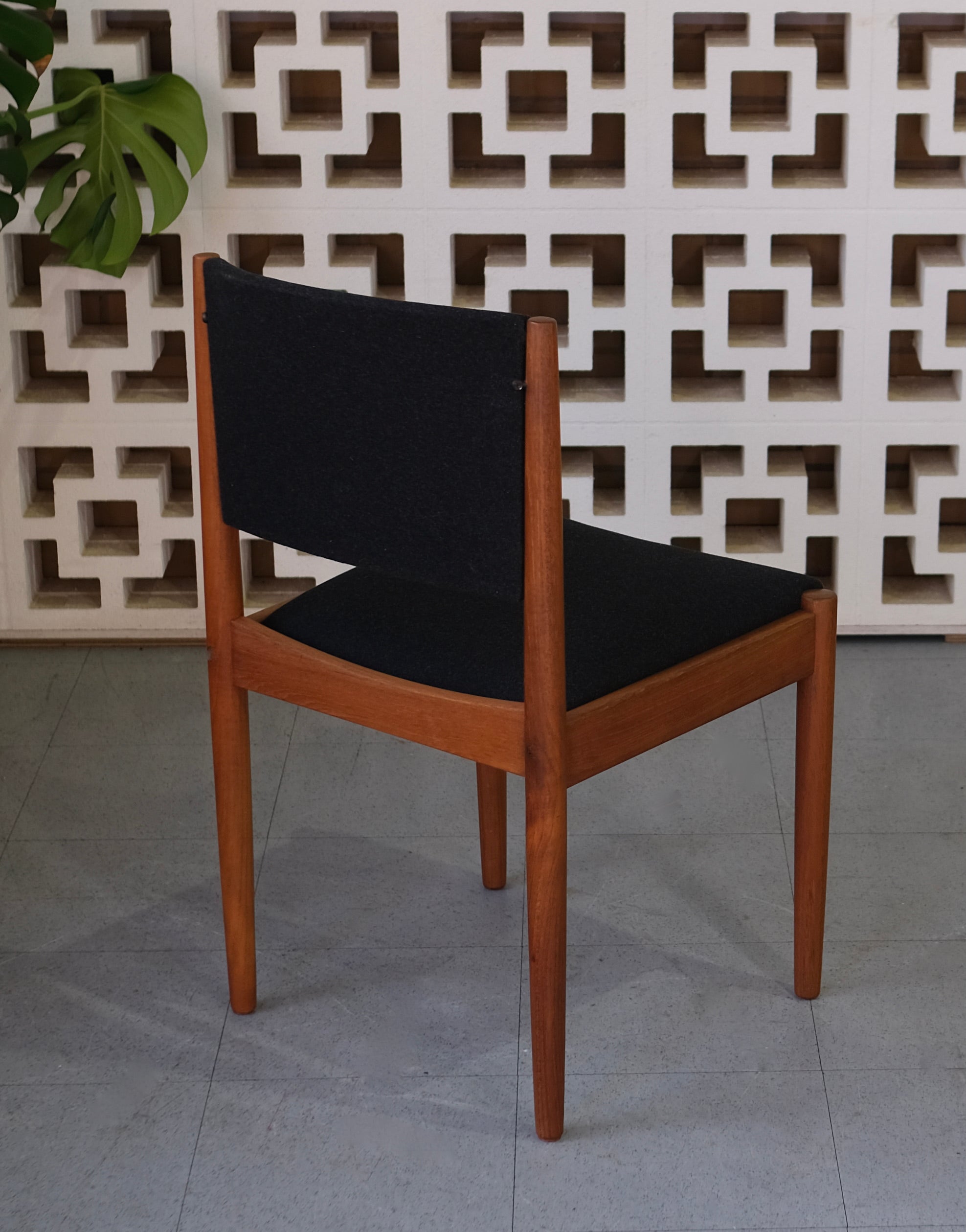 Four Mid-Century Dining Chairs in Teak