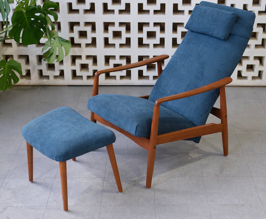 Søren Ladefoged Recliner with Footstool