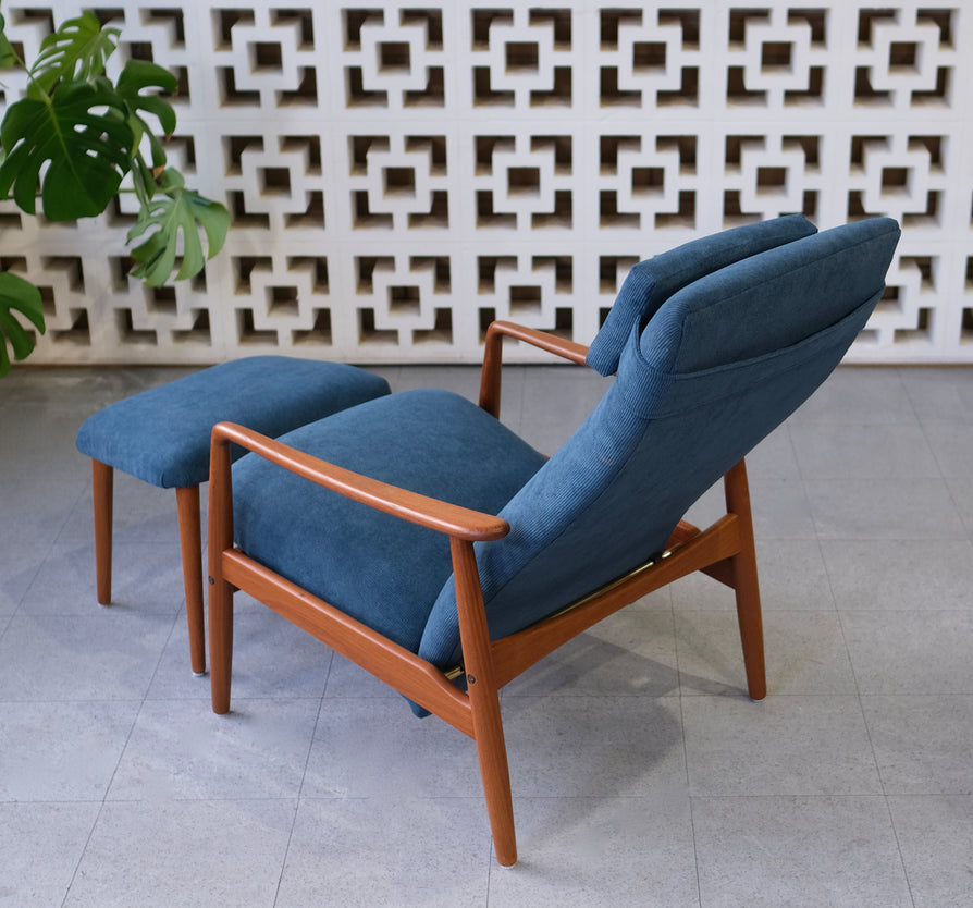 Søren Ladefoged Recliner with Footstool