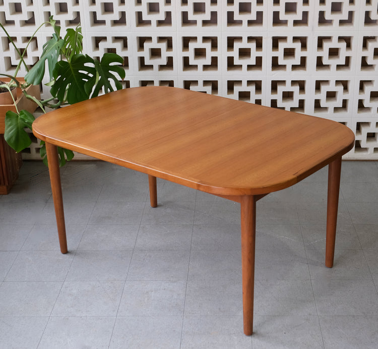 Danish Extension Dining Table in Teak