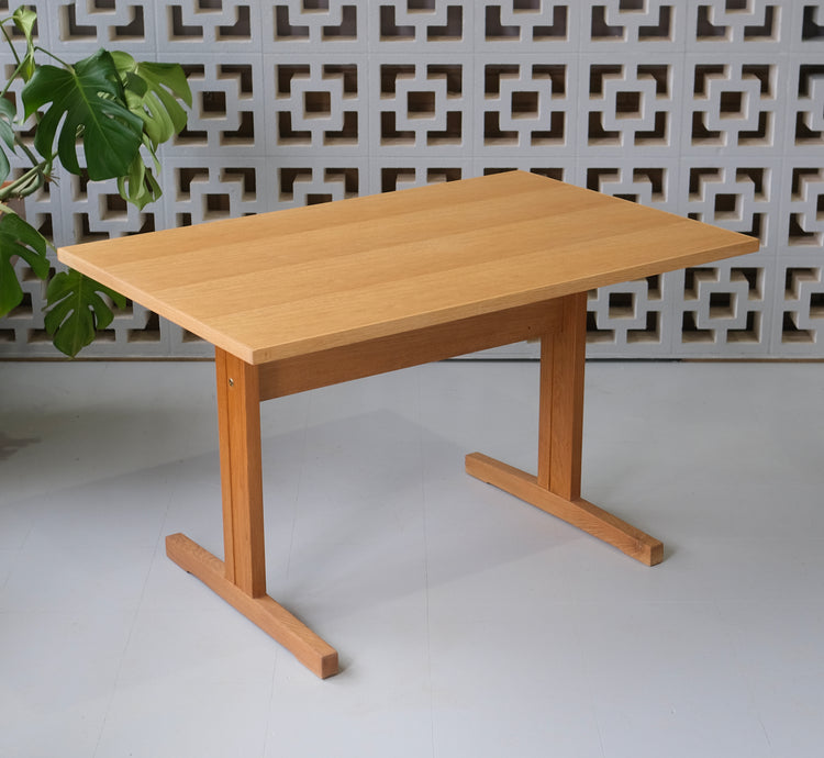 Small Danish Shaker Dining Table / Desk in Oak