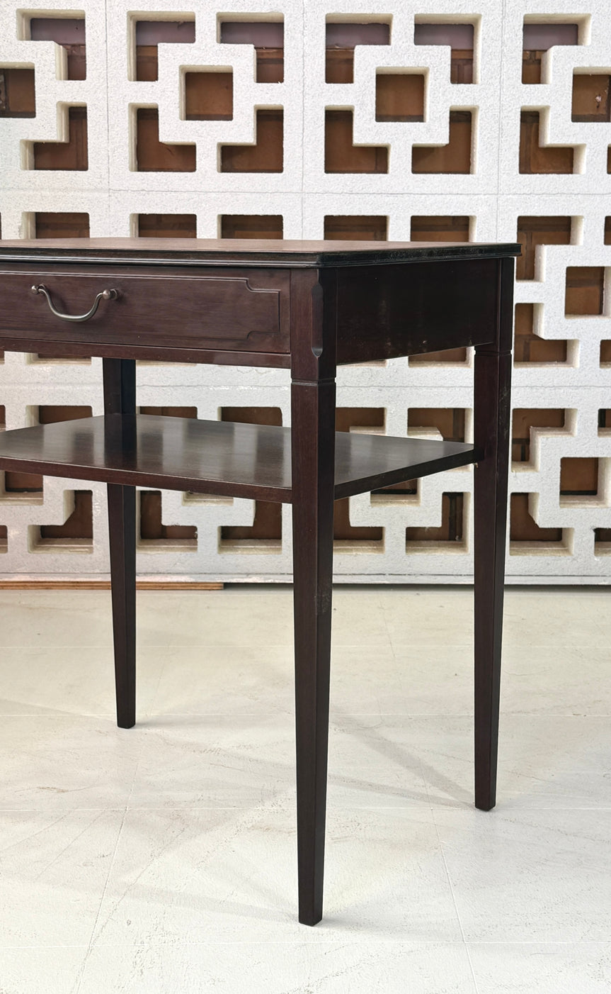Danish Bedside Table in Mahogany